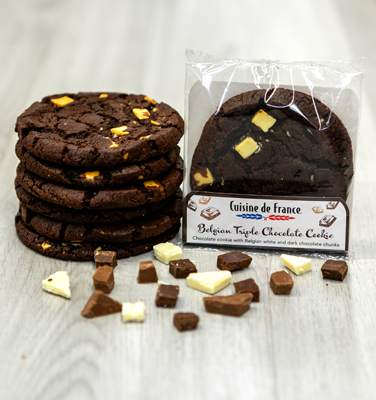 Belgian Triple Chocolate Chunk Cookie