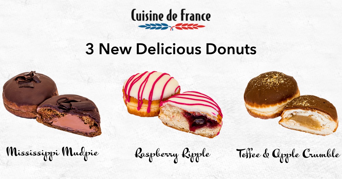 3 New Flavour Filled Donuts Just for You